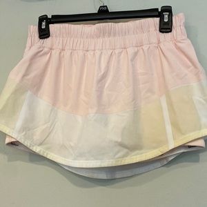 lululemon athletica Pink and Cream Skort